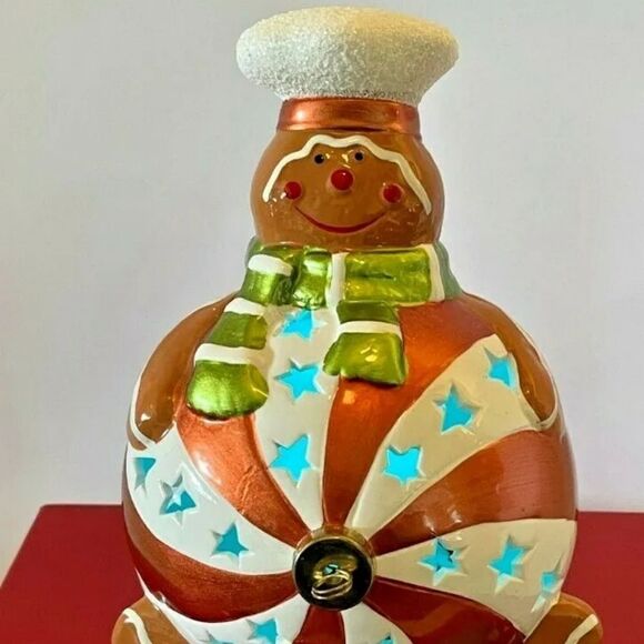 Home Reflections Luminaire Christmas Gingerbread Ornament Flameless Candle W/Box - Picture 11 of 14